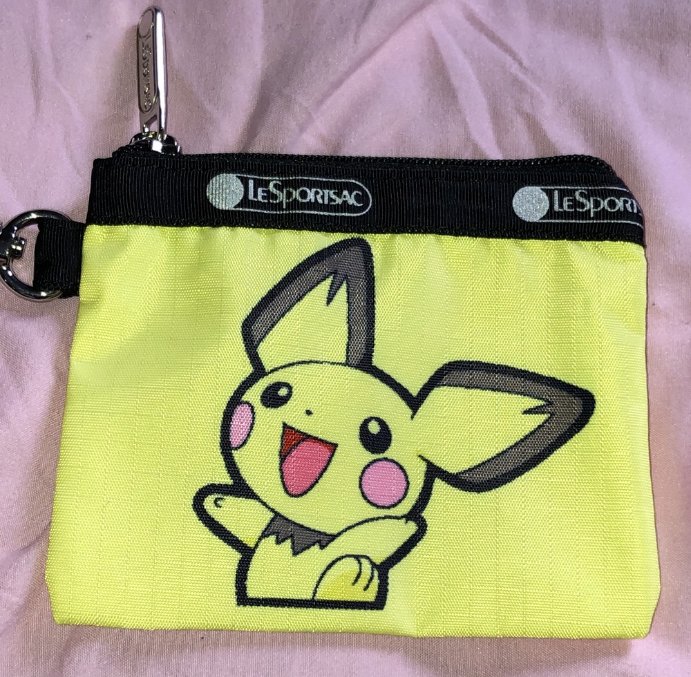 LeSportsac Pokemon Pikachu Mini Coin Purse